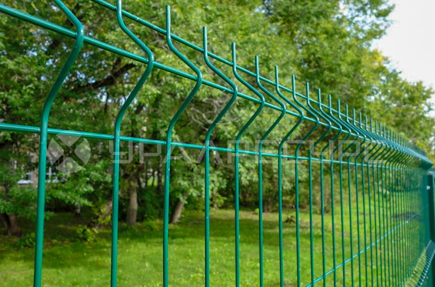 Ограждение из 3D панелей для Бердюгинской СОШ