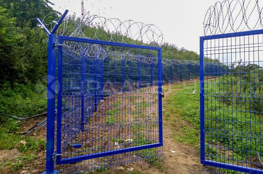 Ограждение 3D забором Владивостокского радиоцентра ОВД